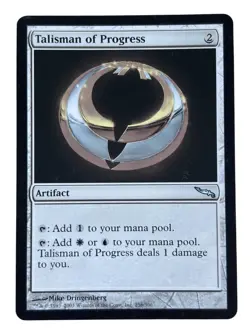 Talisman of Progress Mirrodin Regular MTG Magic the Gathering Light Play LP - Image 1