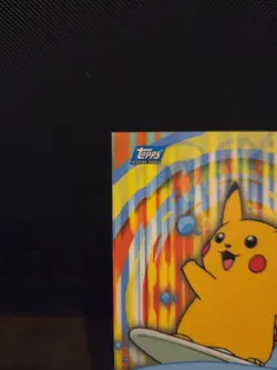 2000 Topps Pokemon TV Animation Series 2 Surfing Pikachu #25 Stick On 8 Of 10 🌟 - Image 2