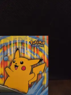 2000 Topps Pokemon TV Animation Series 2 Surfing Pikachu #25 Stick On 8 Of 10 🌟 - Image 3