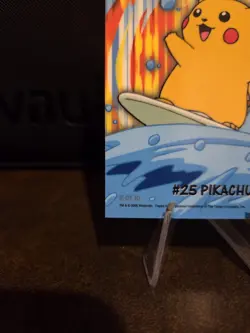 2000 Topps Pokemon TV Animation Series 2 Surfing Pikachu #25 Stick On 8 Of 10 🌟 - Image 5