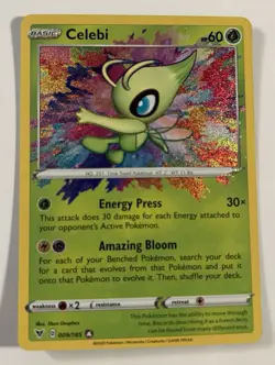 Pokemon Celebi 009/185 Swsh04: Vivid Voltage Holo Amazing Rare LP - Image 1