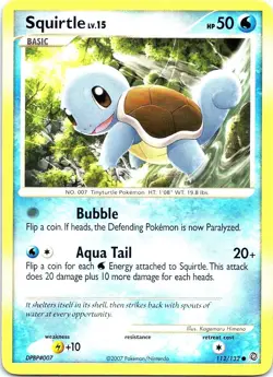 Squirtle 112/132 Common Secret Wonders Pokemon Near Mint - Image 1