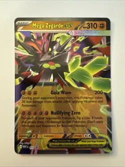 Pokemon TCG Mega Evolution Mega Zygarde ex #MEP 071 Promo NM - Image 1