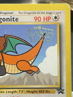 Dragonite 5 1999 WB Movie Black Star Promo Rare WOTC Nintendo Pokemon - Image 3