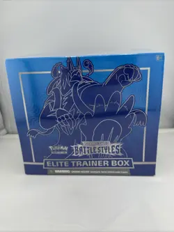 New Pokemon TCG Sword & Shield - Battle Styles - Elite Trainer Box ETB BLUE - Image 1