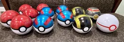 13 Empty Assorted Pokeball Tins Pokemon Collectibles Toys NO PACKS! - Image 1