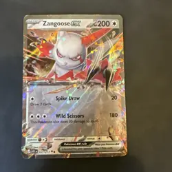 Zangoose ex 167/217 Double Rare Ascended Heroes Pokemon Holo Near Mint - Image 1