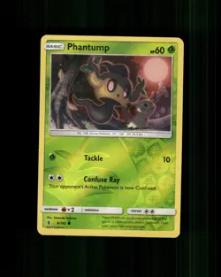 Phantump 6/145 Common Guardians Rising Pokemon Reverse Holo Near Mint - Image 1