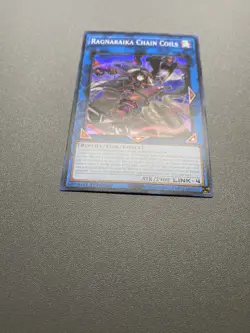 Yu-Gi-Oh! Ragnaraika Chain Coils Super Rare 1st Edition LEDE-EN049 NM/M - Image 2