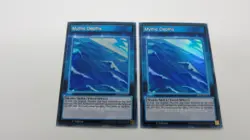 2x MYTHIC DEPTHS SBAD-ENS02 1ST EDITION SUPER RARE YUGIOH NM UNPLAYED - Image 1