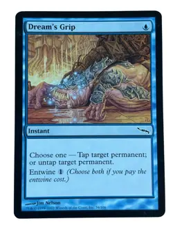 Dream's Grip Mirrodin Regular MTG Magic the Gathering Light Play LP - Image 1
