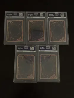 Yu-Gi-Oh! Exodia 5 Piece Set Ultra Rare YGLD-(ENA17-ENA21) 1st ed PSA 9/10 - Image 3