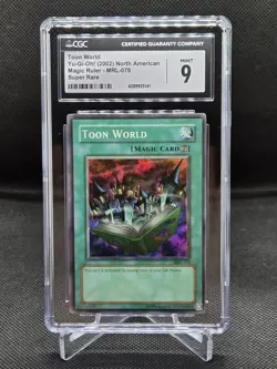 Yu-Gi-Oh Magic Ruler Toon World MRL-076 CGC Mint 9 - Image 1