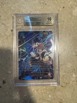 One Piece — Ace SP — BGS 10 PRISTINE - OP13 Careying On His Will - Image 1