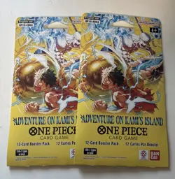 One Piece TCG OP-15: Adventure on Kami’s Island Lot of 2 Booster Packs English - Image 1