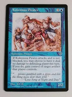 Kukemssa Pirates Mirage Regular NM Near Mint MTG  - Image 1