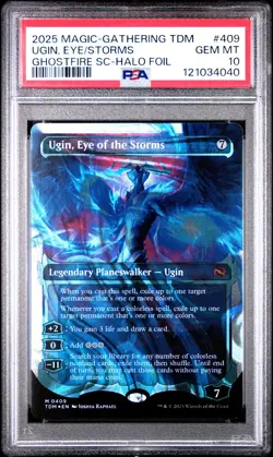 2025 MTG TARKIR: DRAGONSTORM #409 UGIN, EYE OF THE STORMS PSA 10 - Image 1