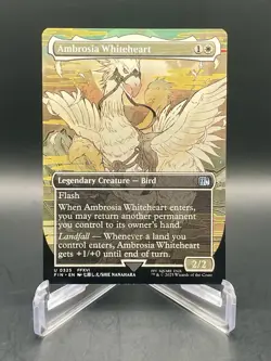 MTG Ambrosia Whiteheart #0325 [Borderless] Final Fantasy Uncommon Magic TCG NM/M - Image 1