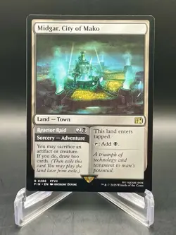 MTG Midgar, City of Mako R 0286 Final Fantasy Rare Non-Foil Magic TCG NM/M - Image 1