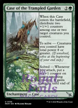Case of the Trampled Garden 4x FOIL MTG Murders at Karlov Manor MKM Uncommon MT - Image 1