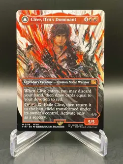 MTG Clive Ifrit's Dominant M 0318 [Borderless] Final Fantasy Mythic NM/M - Image 1