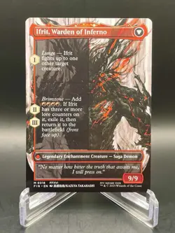 MTG Clive Ifrit's Dominant M 0318 [Borderless] Final Fantasy Mythic NM/M - Image 3