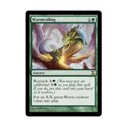 WOTC MtG Time Spiral Wurmcalling (R) NM - Image 1