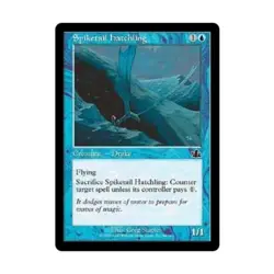 WOTC MtG Prophecy Spiketail Hatchling (C) (Foil) EX - Image 1