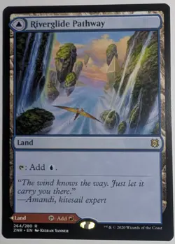 Riverglide Pathway x1 Zendikar Rising Magic the Gathering MTG LP/NM - Image 1