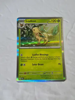 Leafeon 005/131 Holo Rare Prismatic Evolutions Pokemon Holo Near Mint - Image 1