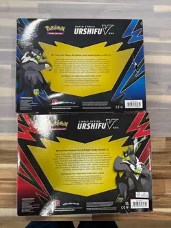 New Unopened Pokemon Rapid Strike & Single Strike Urshifu VMAX Premium Boxes - Image 2