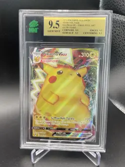 Pikachu VMAX VIVID VOLTAGE ULTRA RATE (044/185) MNT9.5 Quad - Regrade to PSA 10 - Image 1