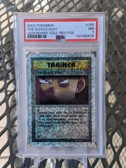 Pokemon Legendary Collection Reverse Holo The Boss's Way #105/110 PSA 7 NM NEW - Image 1