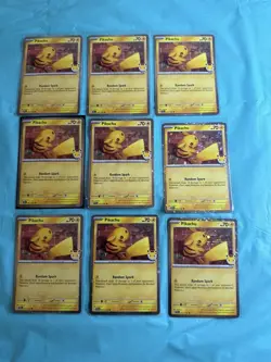 Lot Of 9 - Pikachu 51/162 Stamped 2026 Pokemon Day 30th Anniversary Promo TCG - Image 1