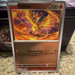 Pokemon Moltres 014/094 Me02: Phantasmal Flames Rare Reverse Holo HP120 - Image 1