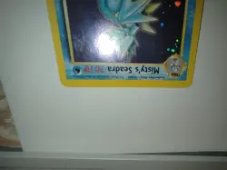 Misty's Seadra PRERELEASE Gym Heroes - Holo Rare 9/132 WOTC NM Pokemon Swirl - Image 4