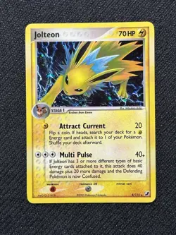 Jolteon 8/115 Unseen Forces Holo Rare Pokemon Card - Image 1