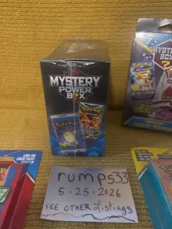 Pokemon Walmart Mystery Power Box 5 Booster Packs+Sealed Lot Evolving skies Pack - Image 3