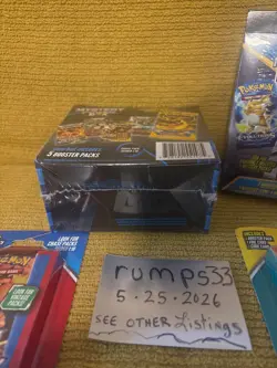 Pokemon Walmart Mystery Power Box 5 Booster Packs+Sealed Lot Evolving skies Pack - Image 5