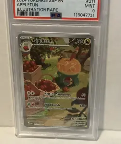 Appletun 211/191 Sv08: Surging Sparks Illustration Rare Holo 90 HP Pokemon TCG - Image 1