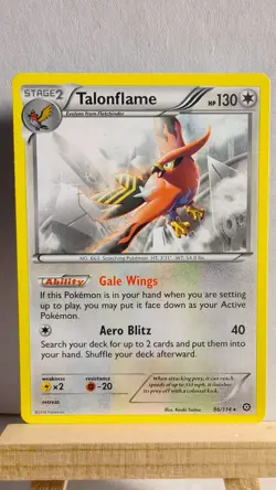 Talonflame [MP] - Pokemon TCG Steam Siege 96/114 [Rare] - Image 1