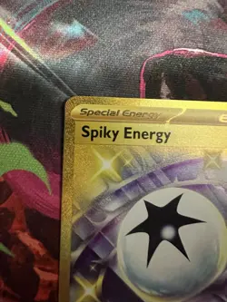 Pokemon TCG Spiky Energy 190/159 Hyper Rare Special Energy Sv09 Holo English - Image 3