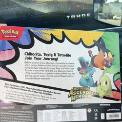 Pokemon TCG Mega Evolution—Ascended Heroes First Partners Pin Box 2025 EN - Image 2