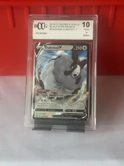 Pokemon TCG Dubwool V Oversized Promos SWSH049 Promo Promo - Image 1
