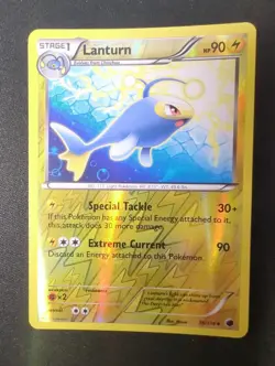 Lanturn 36/116 Uncommon Plasma Freeze Pokemon Reverse Holo Vlp - Image 1