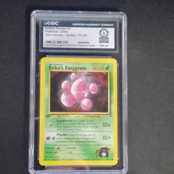 Erika's Exeggcute Pokemon Gym Heroes 1st Ed. 77/132 CGC GUINNESS WORLD RECORD - Image 1