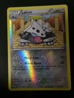 Lairon 79/124 - VLP BW Dragons Exalted - Pokemon 2012 Uncommon Reverse Holo - Image 1