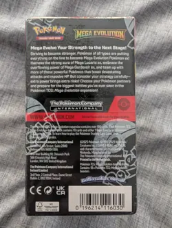 Pokemon TCG Mega Evolution Half Booster Box (18 Packs) - Brand New and Sealed - Image 2