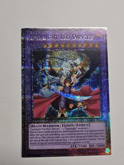 Yu-Gi-Oh Lunalight Leo Dancer RA04-EN053 Quarter Century Secret Rare 1st Ed LP - Image 1
