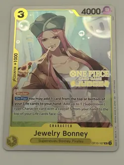 Jewelry Bonney OP10-107 Judge Pack Vol. 7 One Piece Promo - Image 1